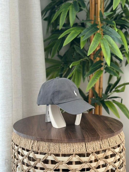 Polo Ralph Lauren | Cotton Chino Ball Cap – Slate Grey / White – Product Image 1