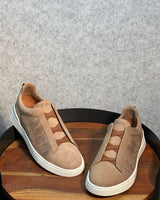Zegna Footwear | Triple Stitch Sand Beige
