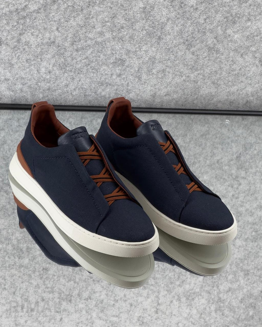 Zegna Footwear | Triple Stitch Black