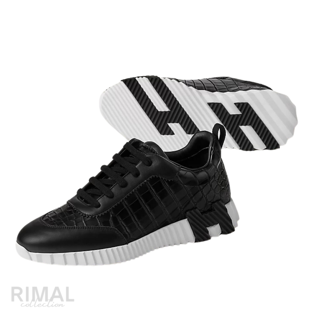 Hermès Bouncing Sneakers – Croc Black - View 3