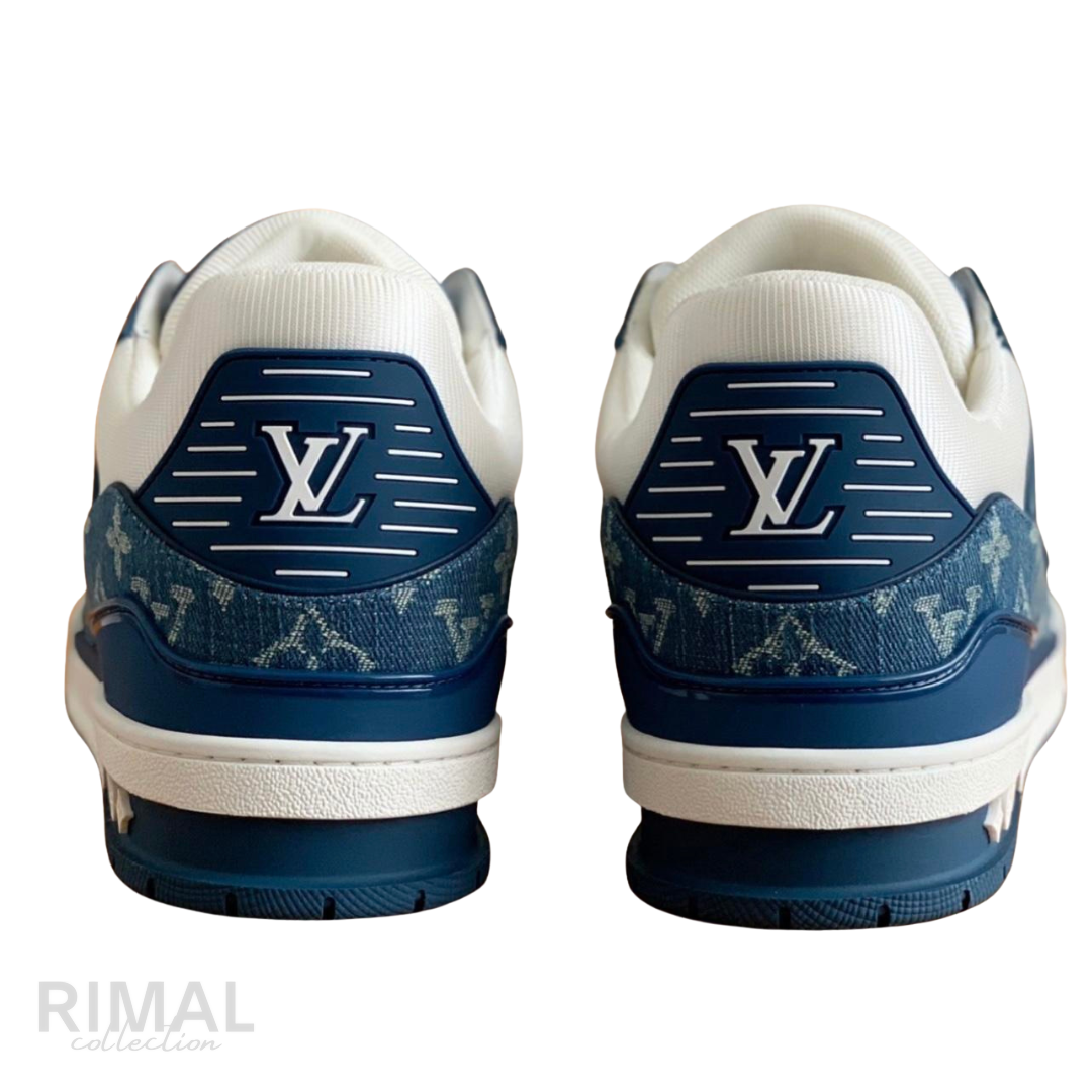 Louis Vuitton LV Trainer Sneakers – Denim Blue - View 3