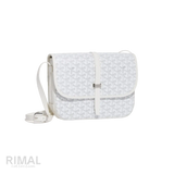 Goyard Belvedere Crossbody Bag – White