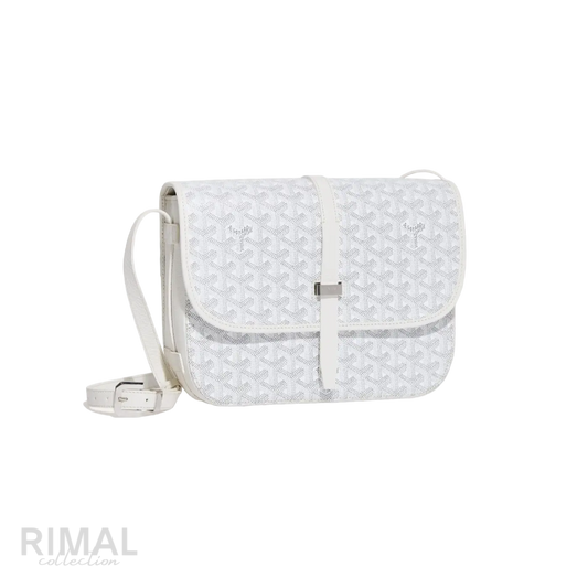 Goyard Belvedere Crossbody Bag – White - View 1