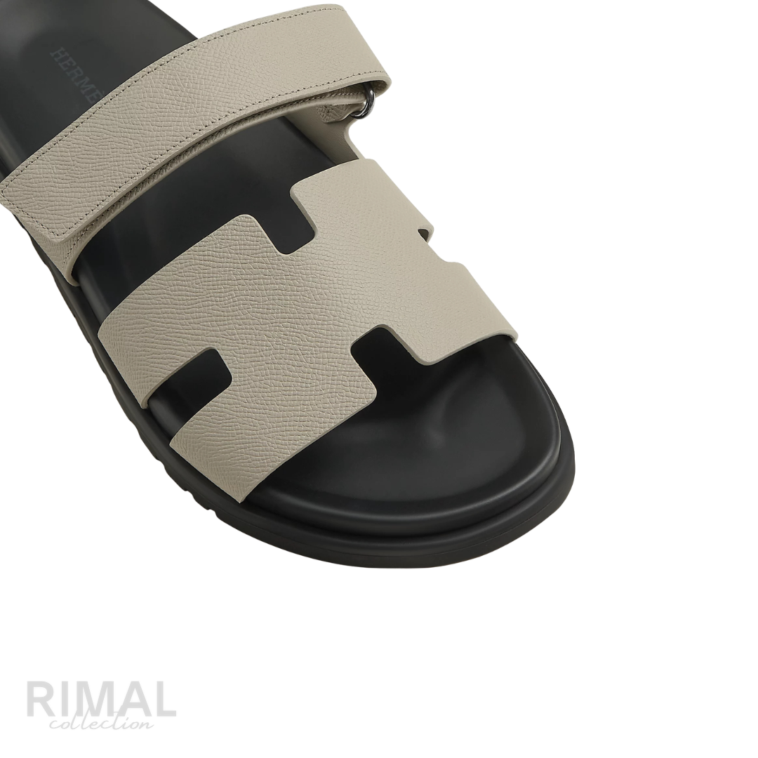 Hermès | Chypre Sandals Beige Esquisse - View 9