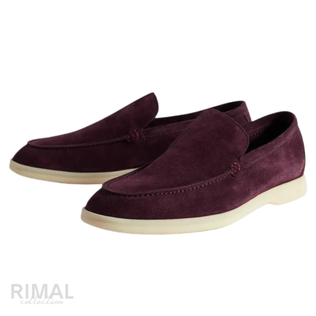 Loro Piana Summer Walk Loafer – Burgundy – View 3
