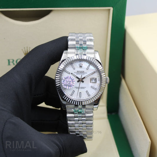 Rolex | Cosmograph Daytona Oystersteel Watch – Black Dial / Silver Subdial Rings – Product Image 1