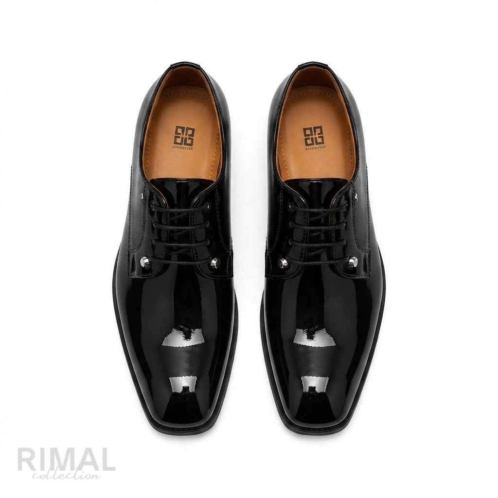 Christian Louboutin Chambeliss Derby Shoes – Black - View 1