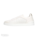 Zegna Footwear | Triple Stitch Leather White