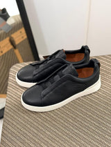 Zegna Footwear | Triple Stitch Black