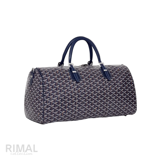 Goyard Boston 50 Bag Navy Blue - View 1