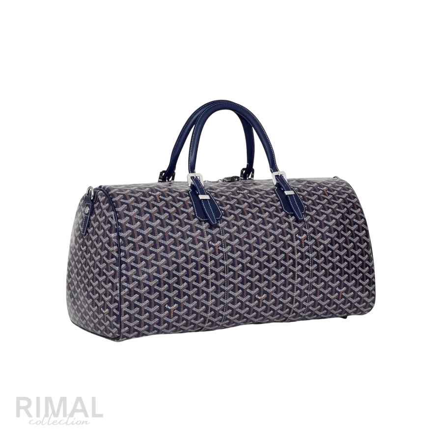Goyard Boston 50 Bag Navy Blue