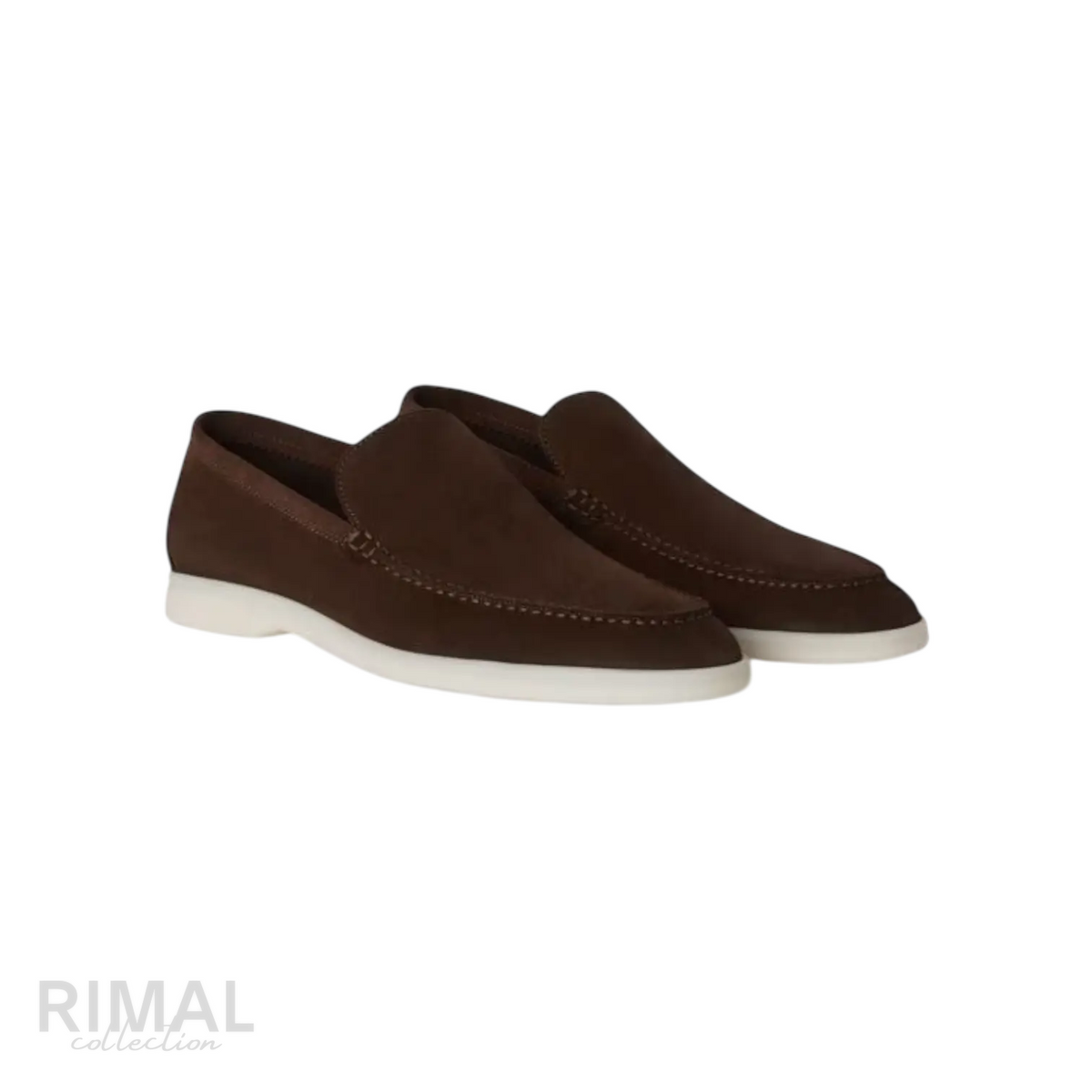 Loro Piana Summer Walk Loafers – Chocolate - View 1