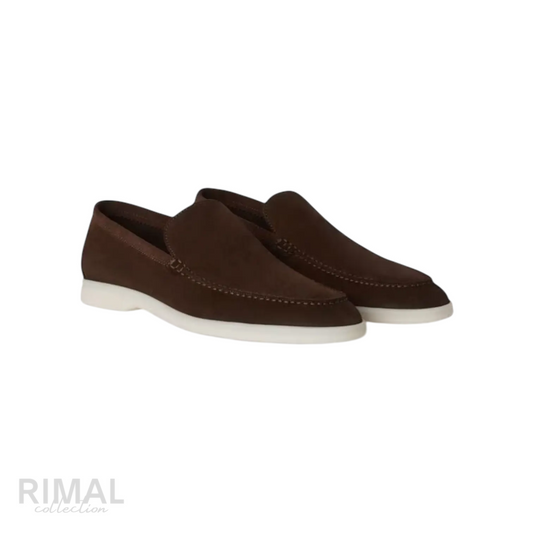 Loro Piana Summer Walk Loafers – Chocolate - View 1