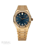 Audemars Piguet Royal Oak – Gold-Tone & Royal Blue