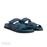 Hermès Chypre Sandals – Bleu Turquin
