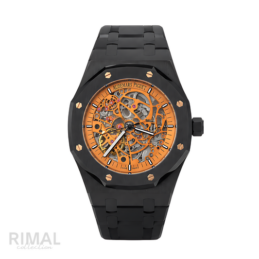Audemars Piguet Royal Oak Skeleton Black Ceramic Orange Watch - image 1
