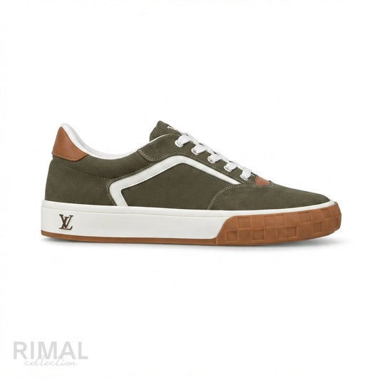 Louis Vuitton LV Tilted Sneakers – Khaki Green - View 2