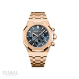 Audemars Piguet Royal Oak Rose Gold Blue Dial Watch - 267150or 1356or 01