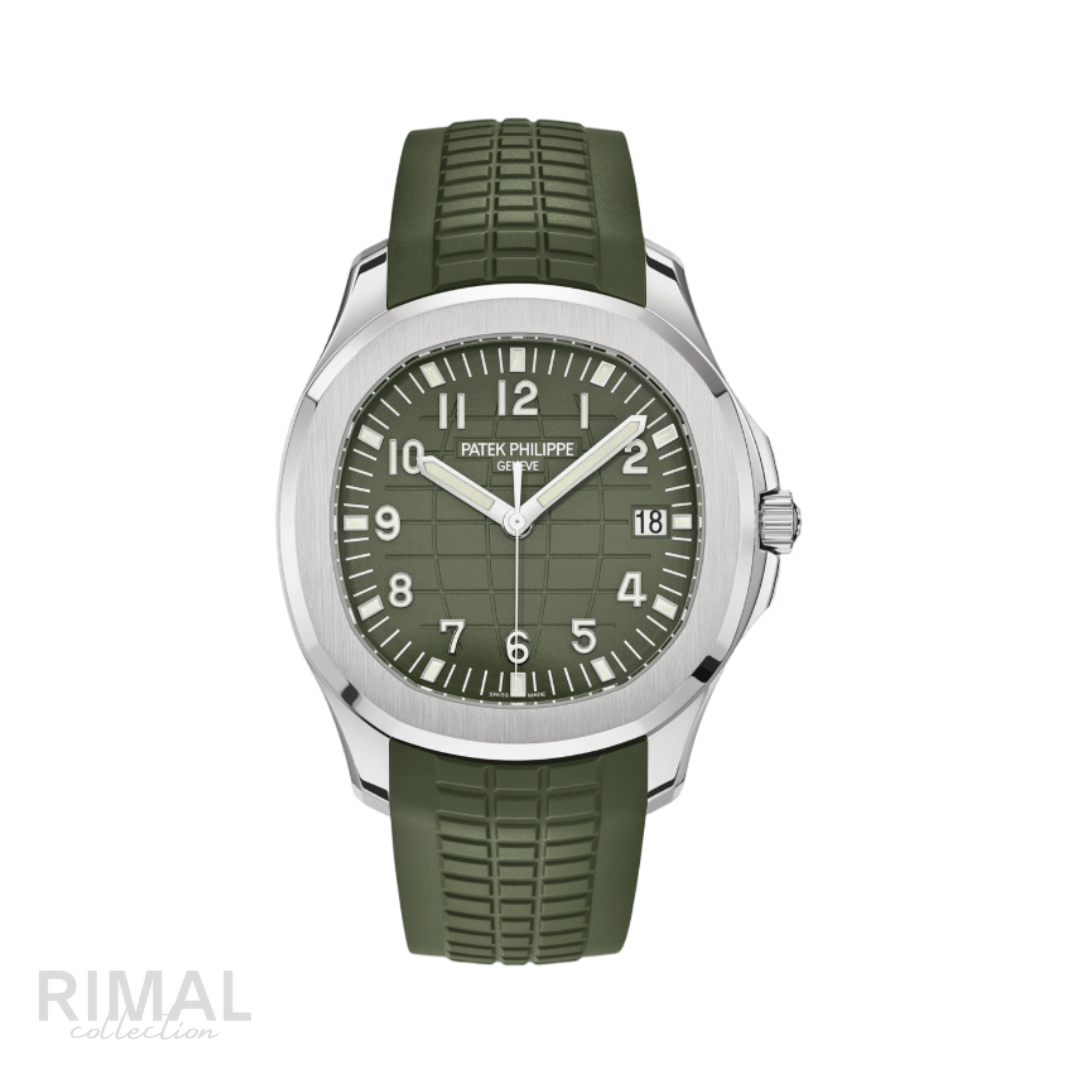 Patek Philippe | Aquanaut Jumbo Khaki Green Dial - Free & Fast UAE Shipping