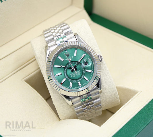 Rolex | Day Date 40 Chocolate Baguette Diamond Dial Watch – Product Image 1