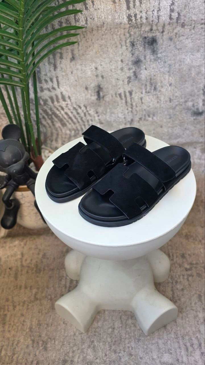 Hermès | Chypre Sandals Noir - View 5