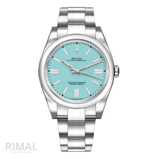 Rolex | Oyster Perpetual Turquoise Blue - Free & Fast UAE Shipping