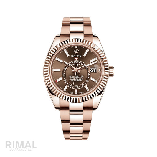 Rolex | Everose Chocolate Index Dial - Free & Fast UAE Shipping