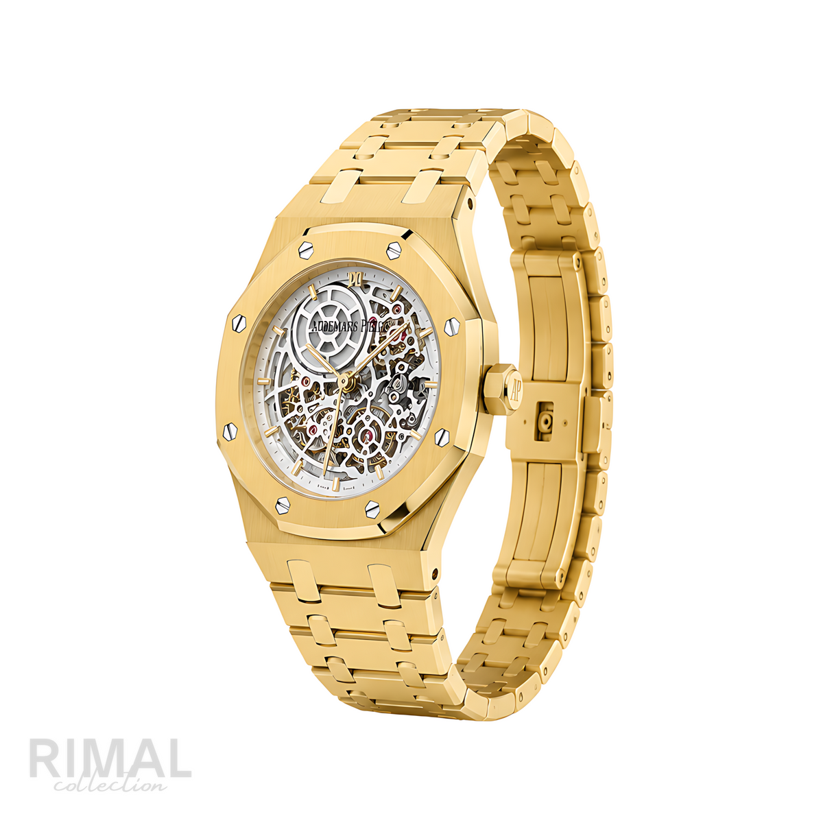 Audemars Piguet Royal Oak Double Balance Wheel Skeleton Gold Watch - image 3