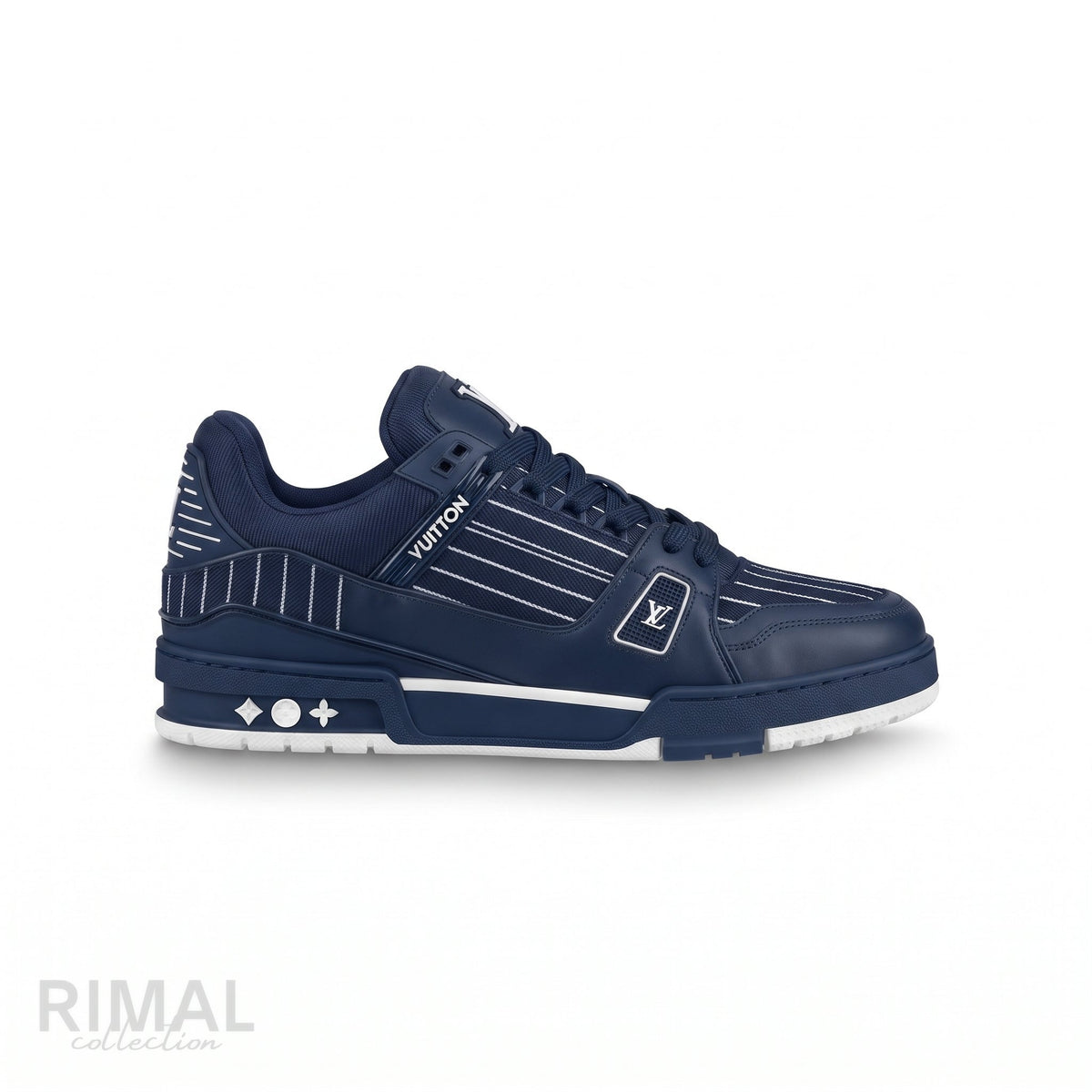 Louis Vuitton LV Trainer Sneakers – Navy Blue - View 1