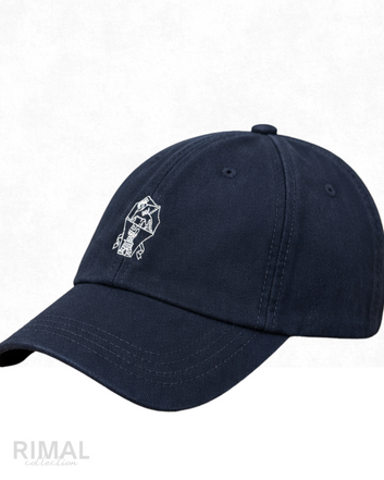Brunello Cucinelli | Navy Blue baseball cap - View 2