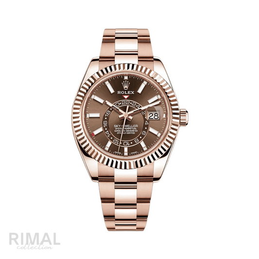 Rolex | Everose Chocolate Index Dial - Free & Fast UAE Shipping