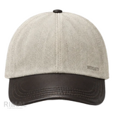Berluti Cap | Leather Visor Dark Brown