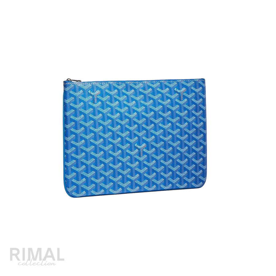 Goyard Senat Pouch – Sky Blue