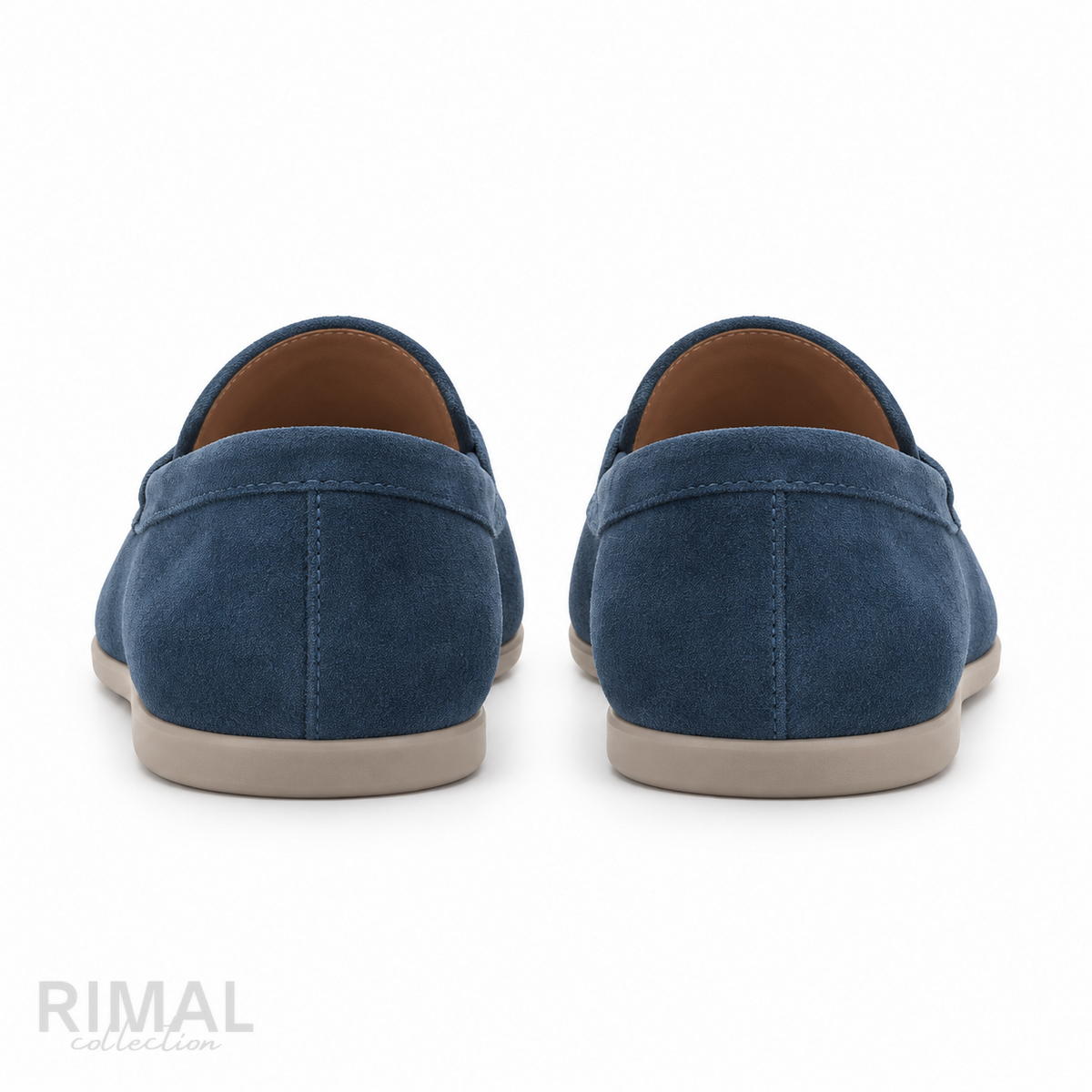 Loro Piana Summer Walk Suede Loafers – Deep Teal Blue - View 3