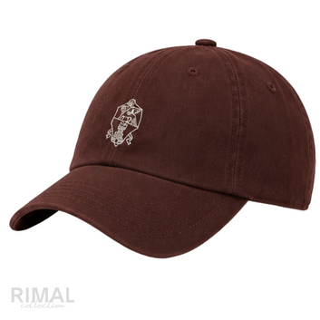 Brunello Cucinelli | Suede Logo Cap Burgundy - View 2
