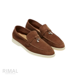Loro Piana Summer Charms Loafers – Saddle Brown