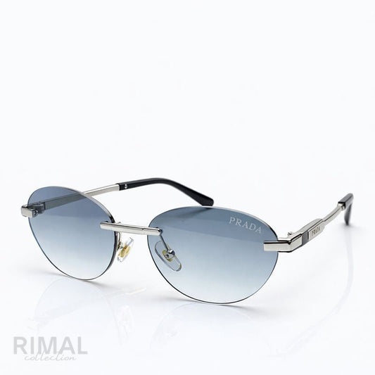 Prada — Minimal Gold Frame Sunglasses