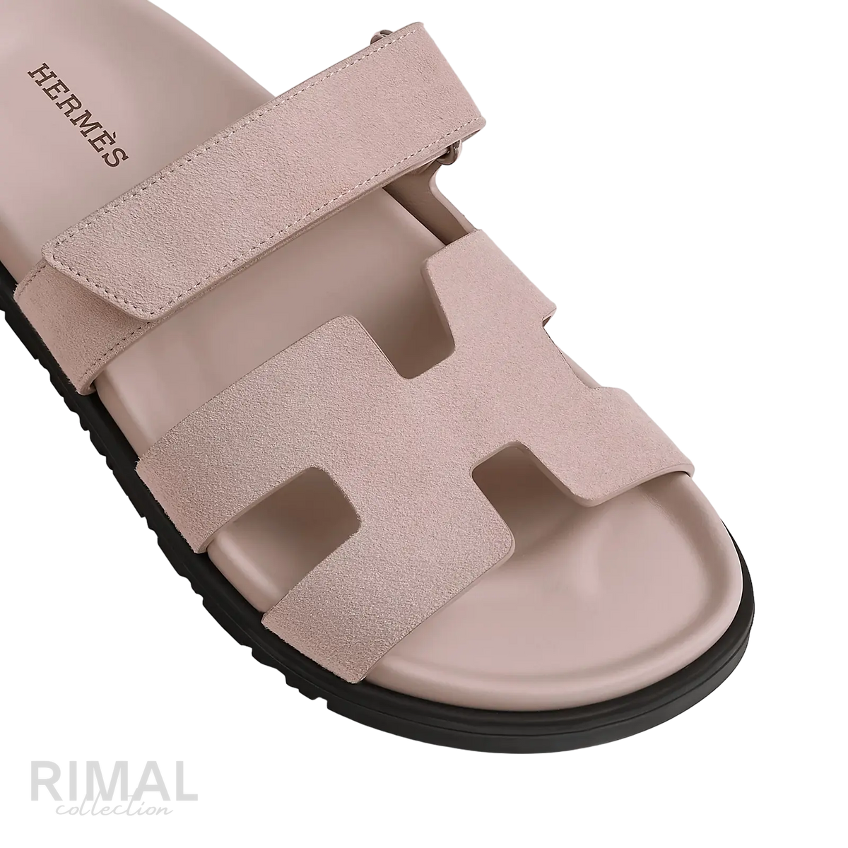 Hermès Chypre Sandals – Pink Suede - View 2