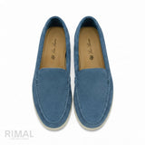 Loro Piana Footwear | Summer Walk Suede Blue