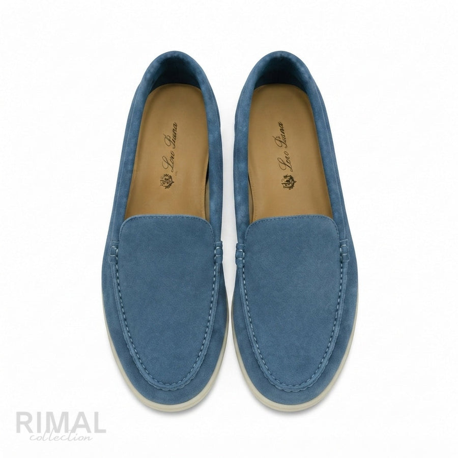 Loro Piana Footwear | Summer Walk Suede Blue