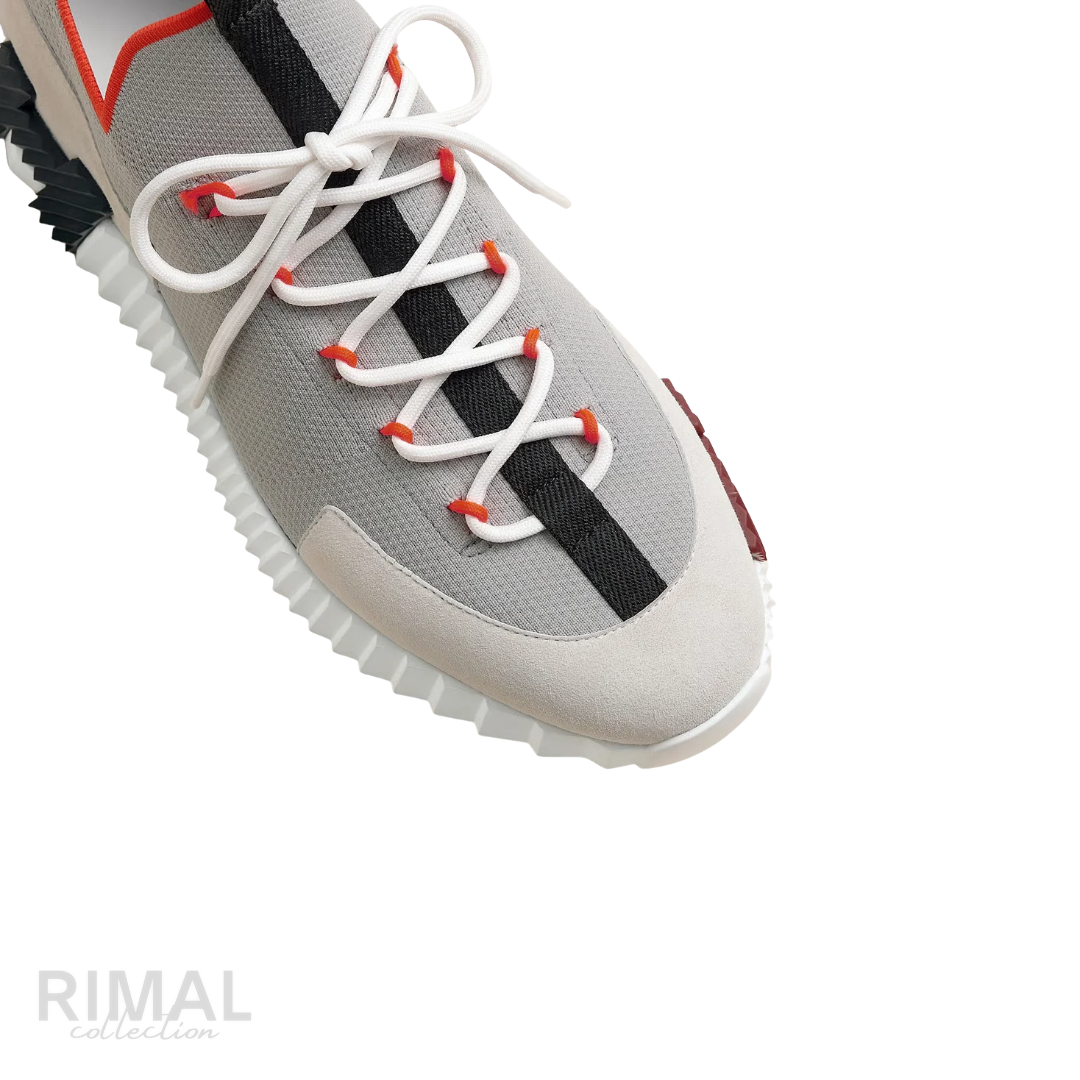 Hermès | Lift Slip-on Sneakers Multicolore Beige Galet - View 4