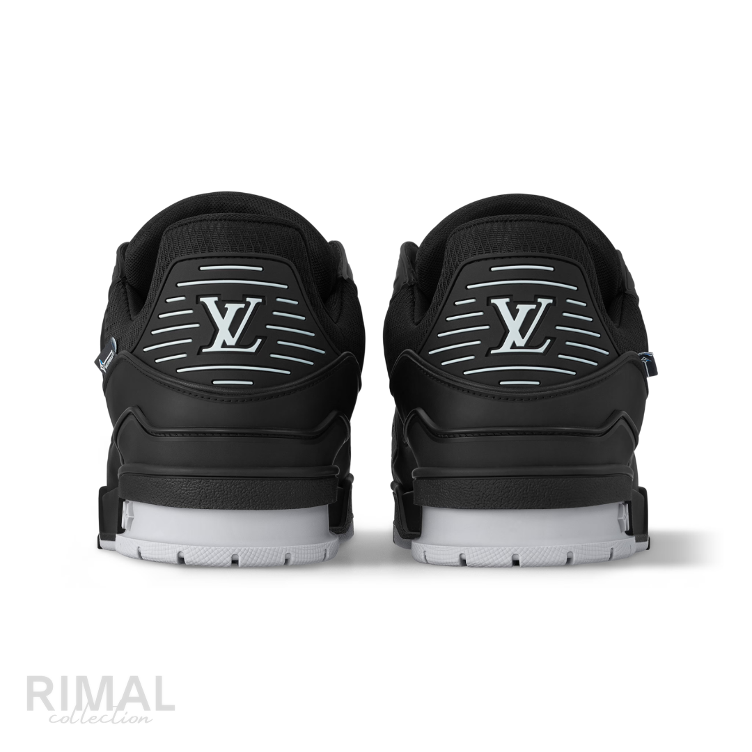 Louis Vuitton LV Trainer Sneakers – Black & Grey - View 3