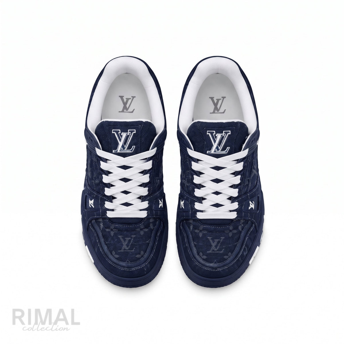 Louis Vuitton LV Trainer Sneakers – Dark Blue - View 2