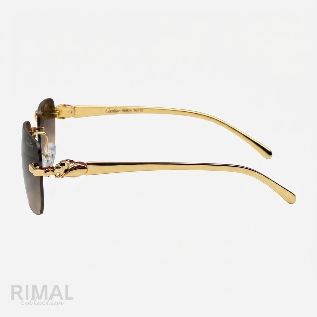 Cartier Sunglasses Panthère Gradient Brown - View 2