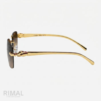Cartier Sunglasses Panthère Gradient Brown - View 2