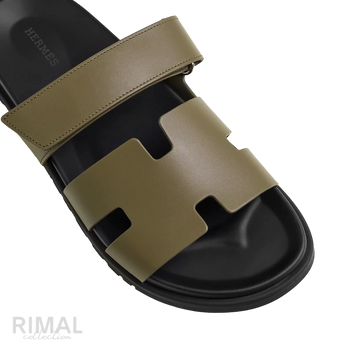 Hermès Chypre Sandals – Vert Toundra - View 2