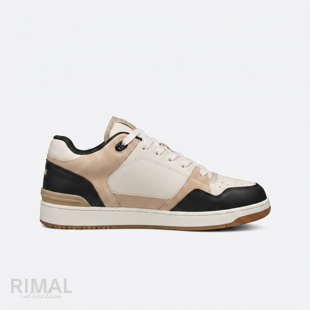 Dior B57 Mid-Top Sneakers – Black, Beige, Cream - View 2