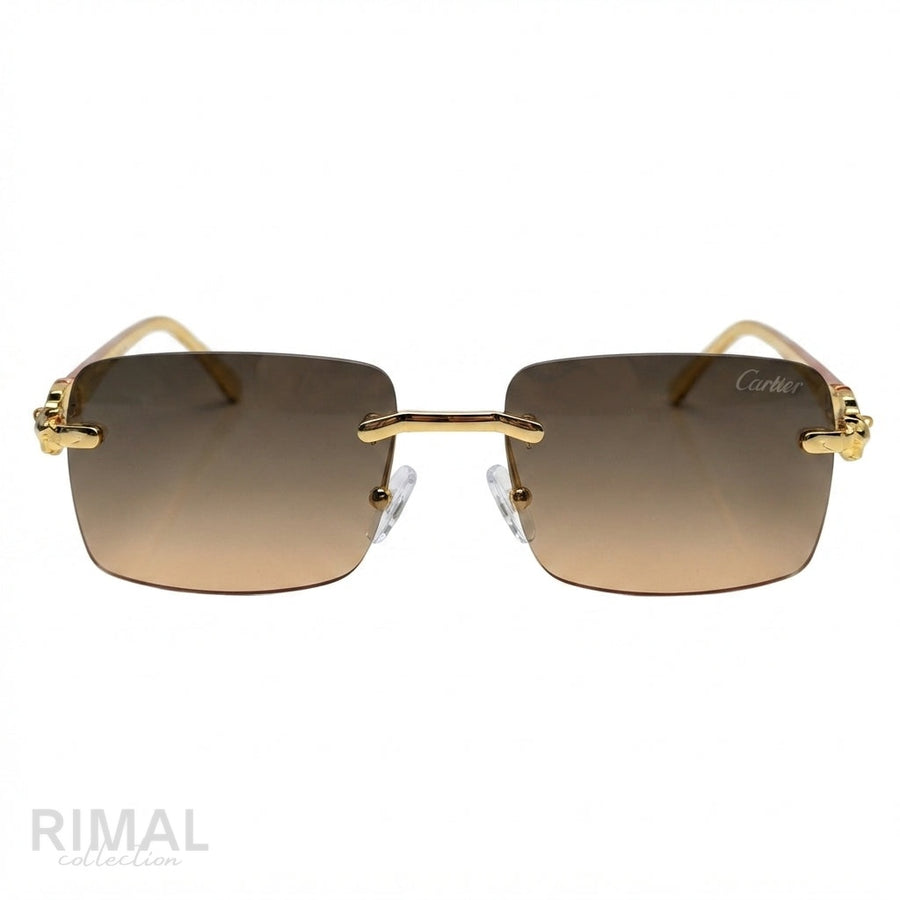 Cartier Sunglasses Panthère Gradient Brown