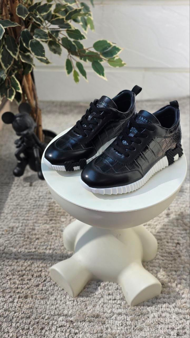 Hermès Bouncing Sneakers – Croc Black - View 5