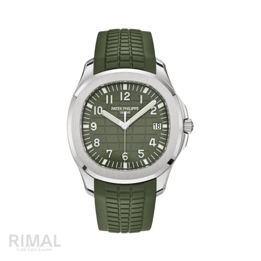 Patek Philippe | Aquanaut Jumbo Khaki Green Dial - Free & Fast UAE Shipping